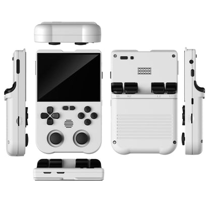 AMPOWN XU10 Handheld Game Console 3.5-Inch IPS Screen Linux System Portable Video Arcade 128G(White)