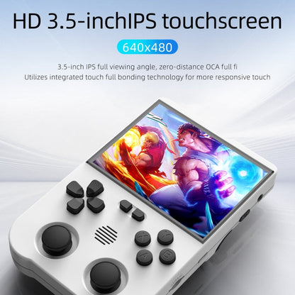 AMPOWN XU10 Handheld Game Console 3.5-Inch IPS Screen Linux System Portable Video Arcade 64G(Purple)