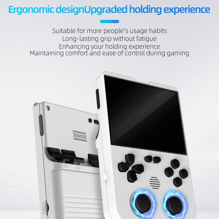 AMPOWN XU10 Handheld Game Console 3.5-Inch IPS Screen Linux System Portable Video Arcade 128G(Grey)