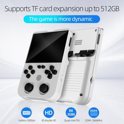 AMPOWN XU10 Handheld Game Console 3.5-Inch IPS Screen Linux System Portable Video Arcade 128G(Grey)