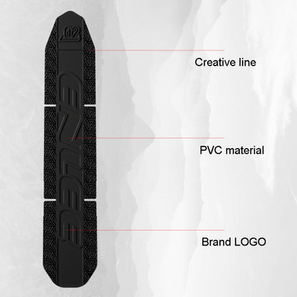 ENLEE E-645 Bicycle Frame Protectors Mountain Bike Road Bike Bumper Covers Downtube Guards(Black)