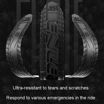 ENLEE E-645 Bicycle Frame Protectors Mountain Bike Road Bike Bumper Covers Downtube Guards(Black)