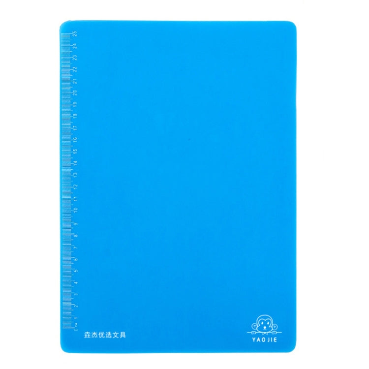 YAOJIE Non-Slip Exam Pad Student Stationery Drawing Writing Soft Board Office Writing Mat, Specification: A4 Blue