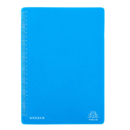 YAOJIE Non-Slip Exam Pad Student Stationery Drawing Writing Soft Board Office Writing Mat, Specification: A4 Blue