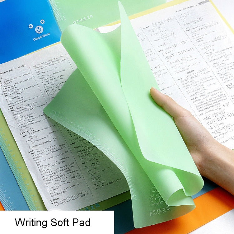 YAOJIE Non-Slip Exam Pad Student Stationery Drawing Writing Soft Board Office Writing Mat, Specification: A3 Pink