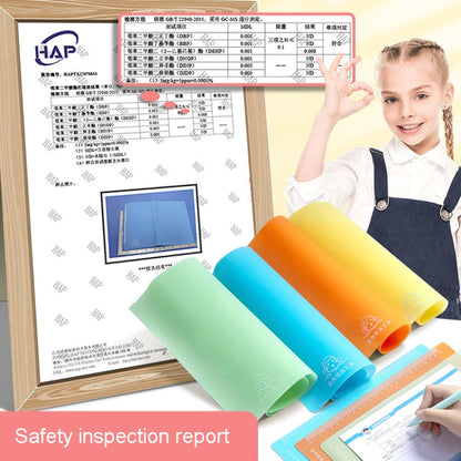YAOJIE Non-Slip Exam Pad Student Stationery Drawing Writing Soft Board Office Writing Mat, Specification: A3 Pink