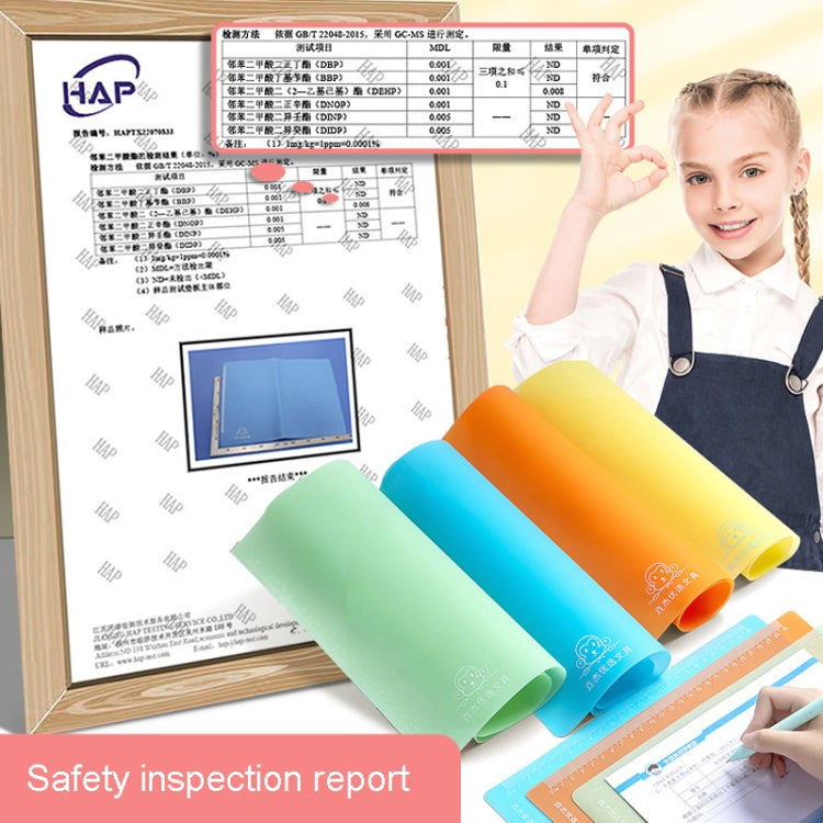 YAOJIE Non-Slip Exam Pad Student Stationery Drawing Writing Soft Board Office Writing Mat, Specification: A4 Pink