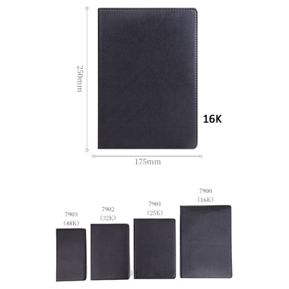 Deli 48K 80 Pages Business Office Notebook Leather Student Stationery Notes