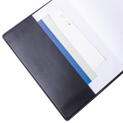 Deli 25K 80 Pages Business Office Notebook Leather Student Stationery Notes
