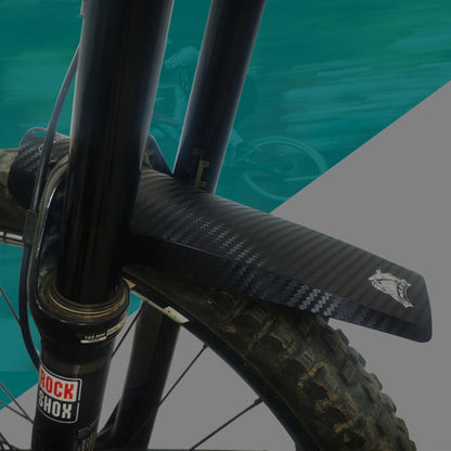 ENLEE Mountain Bike Fenders Mountain Bicycle Saddle Universal Riding Accessories, Model: Carbon Fiber