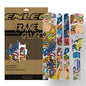 ENLEE 11pcs /Set Autocollant de cadre de vélo de montagne anti-rayures à changement de couleur Film protecteur imperméable pour équipement de cyclisme, Modèle : Colorful Beauty