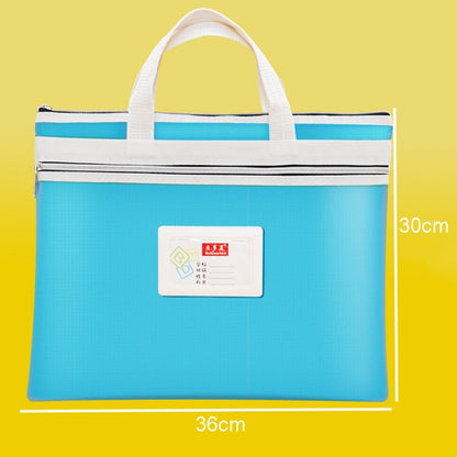 BeiDuoMei Student File Bag A4 Double Layer Classified Storage Exam Paper Data Bag(Green)