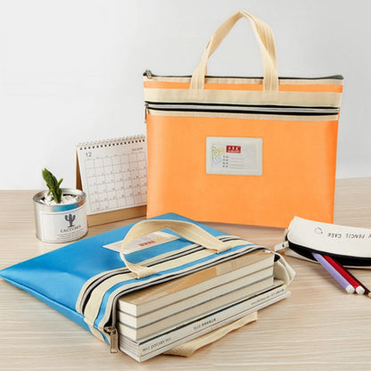 BeiDuoMei Student File Bag A4 Double Layer Classified Storage Exam Paper Data Bag(Green)