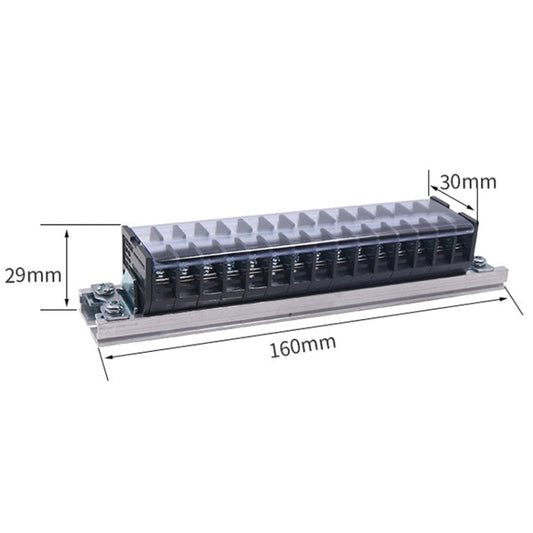 CHINT TD-1515 Bornier sur rail Bloc de câblage Raccordement de fils en parallèle Connecteur de fils