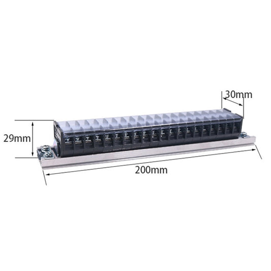 CHINT TD-1520 Bornier de raccordement sur rail Borne de câblage Raccordement parallèle de fils Connecteur de fils