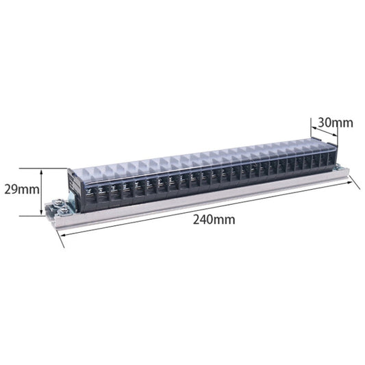 CHINT TD-1525 Bornier de raccordement sur rail Connecteur de fils en parallèle