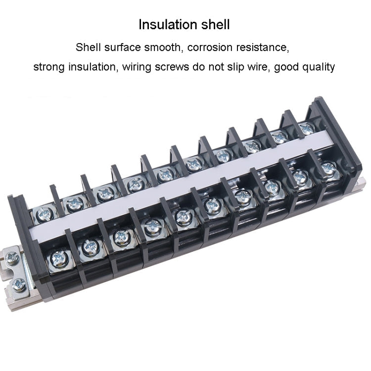CHINT TD-2040 Terminal Block Rail Type Wiring Block Paralleling Wires Wire Connector