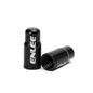 ENLEE E-FZ1004 2pcs/Set Bouchons de Valve Français pour Vélo Alliage d'Aluminium Cache-Poussière pour Bouchons de Valve de Pneu (Noir)