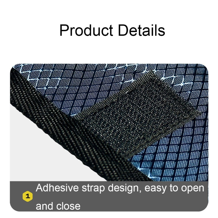 ENLEE EN-5641412 Bicycle Storage Tail Bag Road Bike Seat Cushion Snap-on Repair Kit(Black)