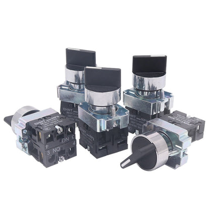 CHINT NP2-BD23 2 Gear Self-locking 2NO Power Transfer Switch Short Handle Master Knob 22mm