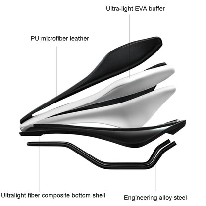 ENLEE E-ZD312 Coussin de selle de VTT super doux pour vélo de route, Modèle : D