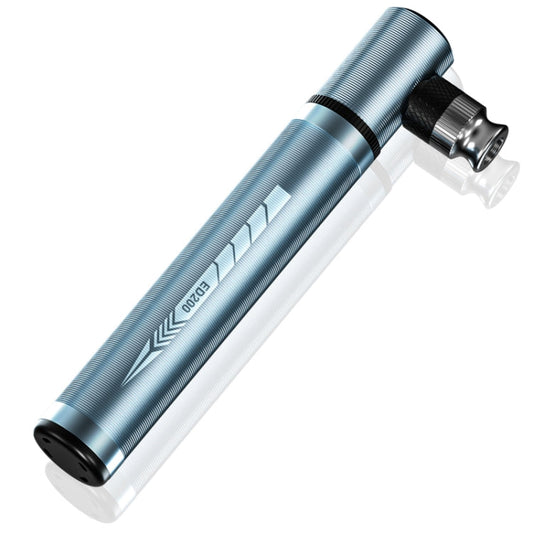 ENLEE ED200 Pompe à vélo portable avec valve américaine et française pour usage domestique (titane)