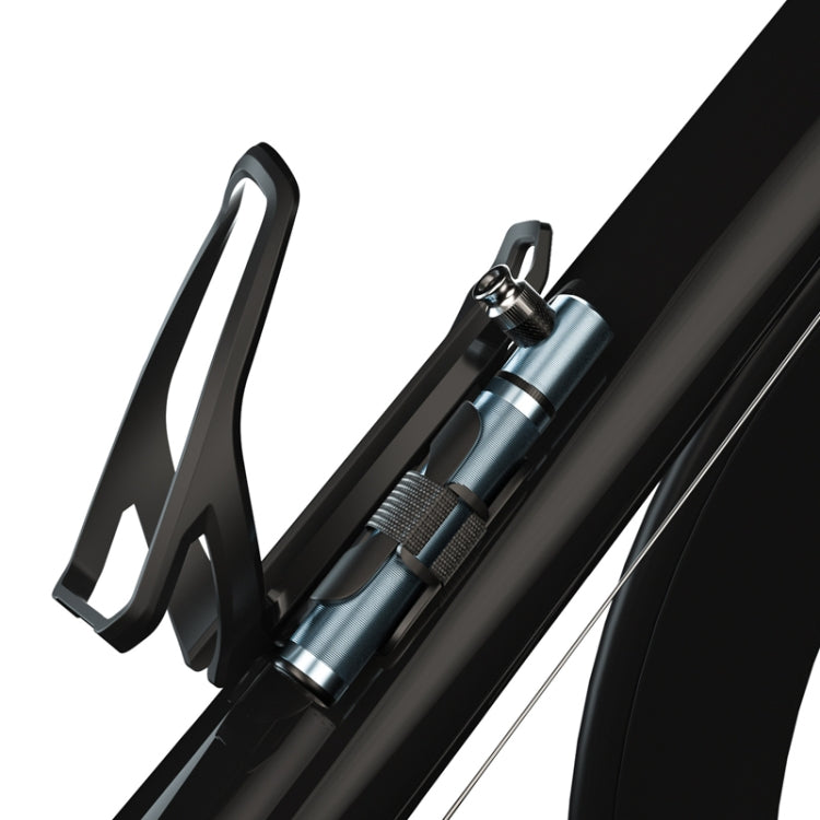 ENLEE ED200 Pompe à vélo portable avec valve américaine et française pour usage domestique (titane)