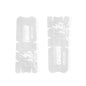 ENLEE EM2201 2pcs /Set Bicycle Crank Protective Covers Universal Decoration For Mountain And Road Bikes, Model: Flash
