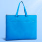 BeiDuoMei Student A3 Art Drawing Handbag Test Paper File Storage Bag, Style: Simple Model Blue