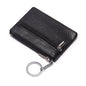 HUMERPAUL WX2010 Ladies Leather Mini Wallet Portable Coin Purse And Card Holder, Size: L(Black)