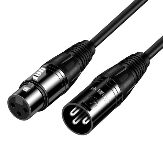 JINGHUA Microphone Cable XLR Male To Female Balanced Cable Mixing Console Amplifier Audio Cable, Length: 3M