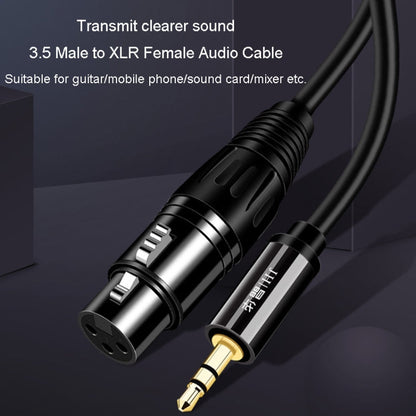JINGHUA 3.5mm Male To XLR Female Microphone Cable Computer Mixer Audio Cable, Length: 10m