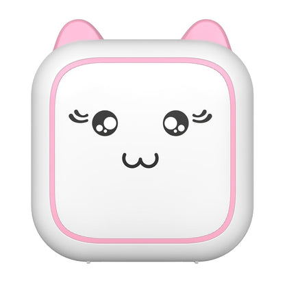 M5 Mini Cartoon Portable Bluetooth Printer Photo Thermal Printer(Pink)