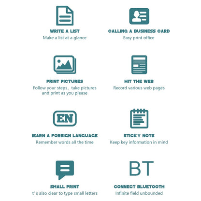 M5 Mini Cartoon Portable Bluetooth Printer Photo Thermal Printer(Pink)