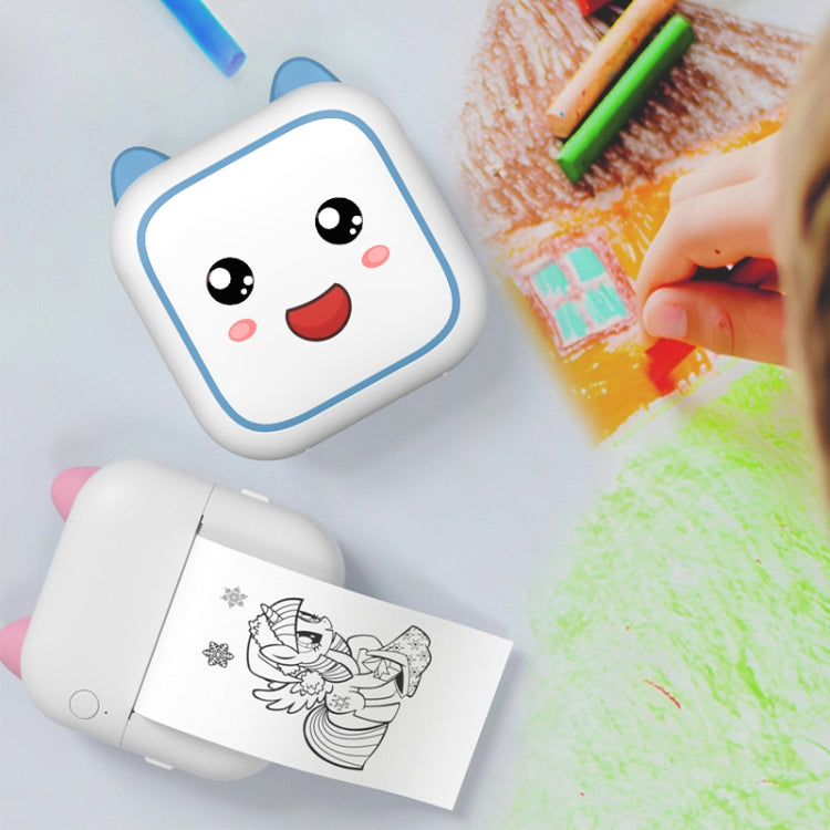 C26 Mini Portable Bluetooth Photo Label Thermal Printer, Spec: Pink+1 Paper