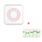 Mini imprimante thermique photo et étiquette Bluetooth sans encre C15 pour étudiant, spécification : Rose + 5 autocollants