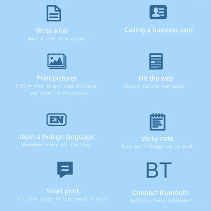 C15 Mini Student Bluetooth Inkless Photo Label Thermal Printer, Spec: Green+5 Stickers+5 Paper