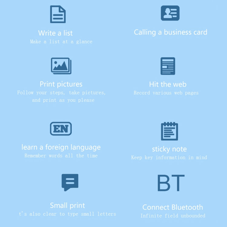 C15 Mini Student Bluetooth Inkless Photo Label Thermal Printer, Spec: Pink+5 Paper