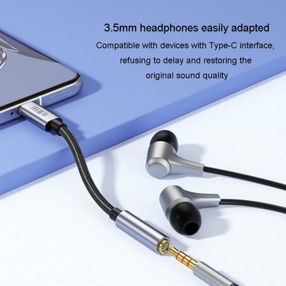 JINGHUA Type-C To 3.5mm Audio Adapter Cable Type-C Headphone Adapter Cable(Analog Model)