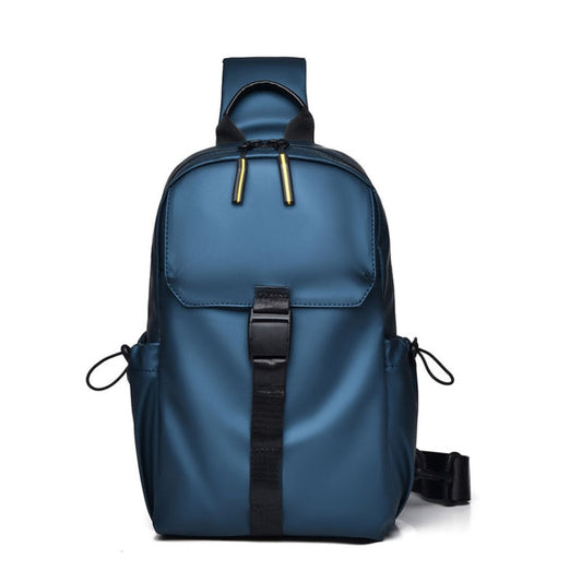 WEIXIER 2023 Sac de Poitrine en Bandoulière Grande Capacité Imperméable pour Cyclisme et Sports (Bleu)