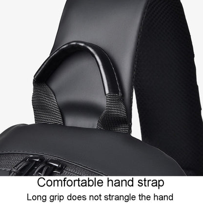 WEIXIER 2023 Sac de Poitrine en Bandoulière Grande Capacité Imperméable pour Cyclisme et Sports (Bleu)