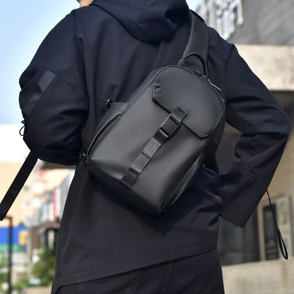 WEIXIER 2023 Large Capacity Crossbody Chest Bag Waterproof Cycling Sports Single Shoulder Packs(Black)