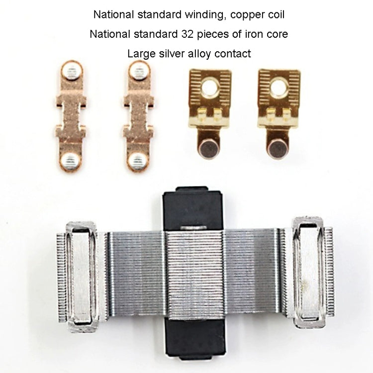 CHNT CJX2-5011 50A 220V Silver Alloy Contacts Multi-Purpose Single-Phase AC Contactor