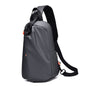 WEIXIER 6013 Casual Single-Shoulder Crossbody Packs Multifunctional Motorcycle Sports Chest Bag(Gray)
