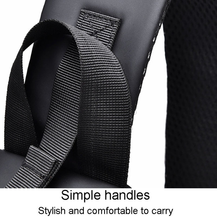 WEIXIER 6013 Casual Single-Shoulder Crossbody Packs Multifunctional Motorcycle Sports Chest Bag(Black)