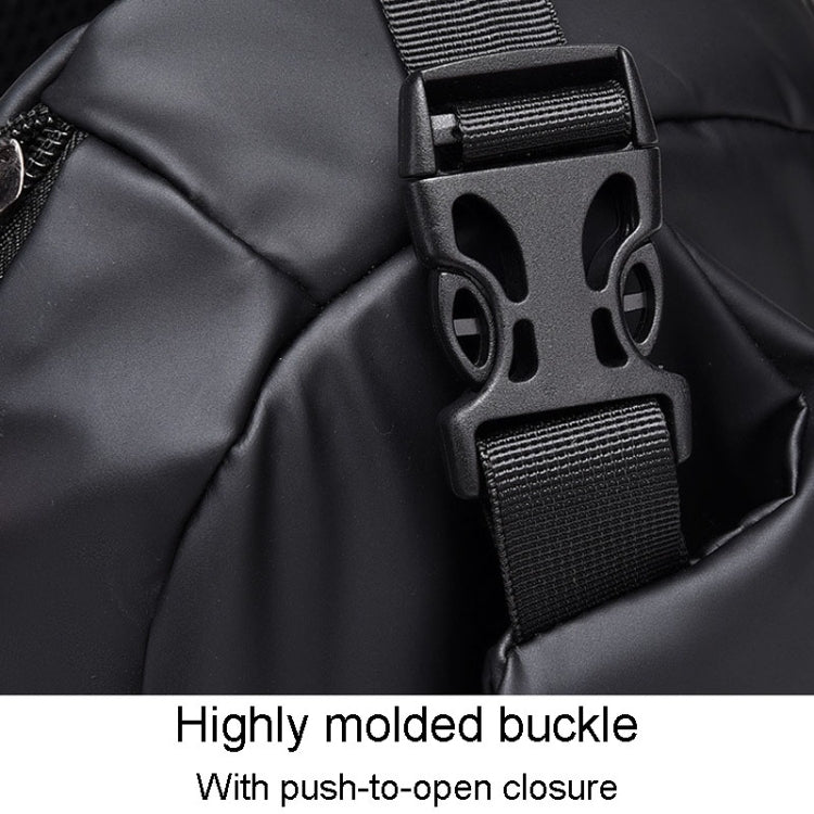 WEIXIER 6013 Casual Single-Shoulder Crossbody Packs Multifunctional Motorcycle Sports Chest Bag(Gray)