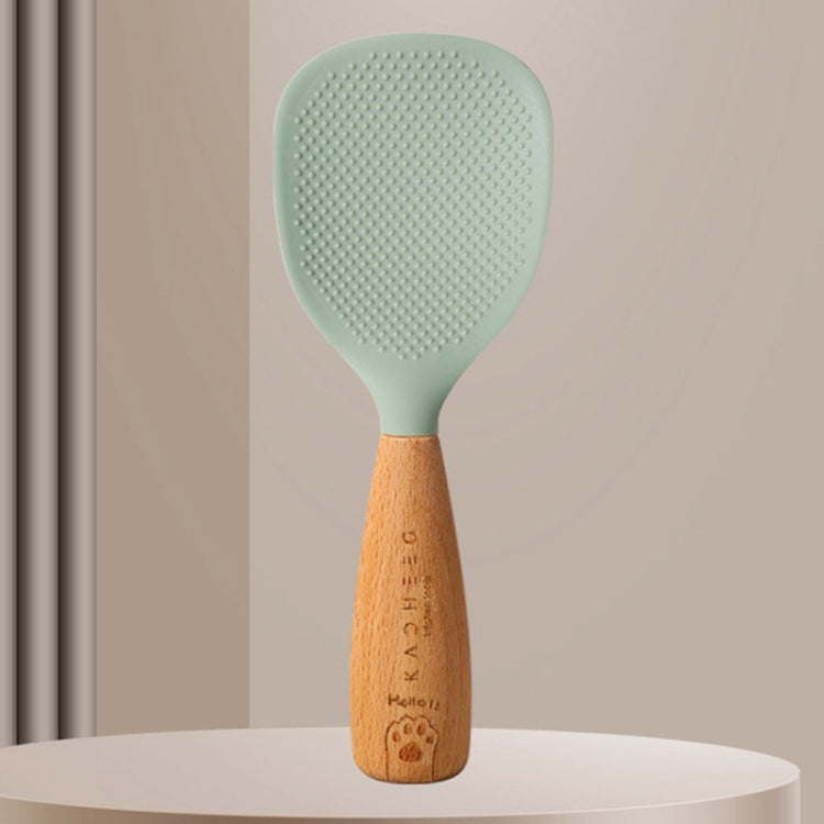 Kacheeg Cuillère à riz alimentaire antiadhésive verticale de qualité alimentaire pour la maison (verte)
