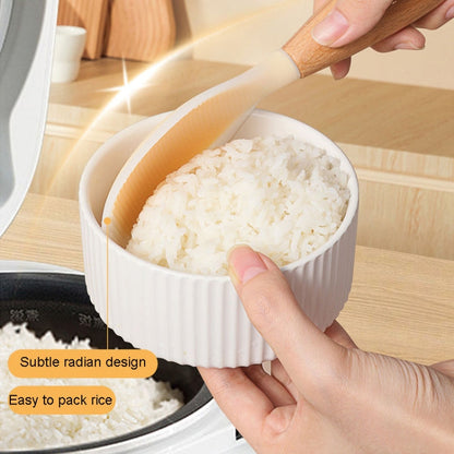 Kacheeg Cuillère à riz alimentaire antiadhésive verticale de qualité alimentaire pour la maison (verte)