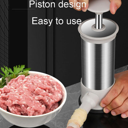 Kacheeg Home Kitchen Multifunctional Sausage Maker Bacon Shrimp Smoothie Making Tool, Model: Enema+Meatball Device