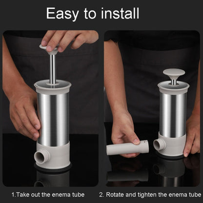 Kacheeg Home Kitchen Multifunctional Sausage Maker Bacon Shrimp Smoothie Making Tool, Model: Enema Device